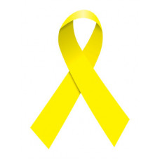 Yellow Ribbon Temporary Tattoo