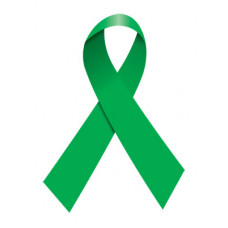 Green Ribbon Temporary Tattoo