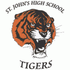 St. John's High School "Tigers" Temporary Tattoo