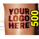 500 Custom Temporary Tattoos