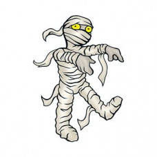 Mummy Temporary Tattoo